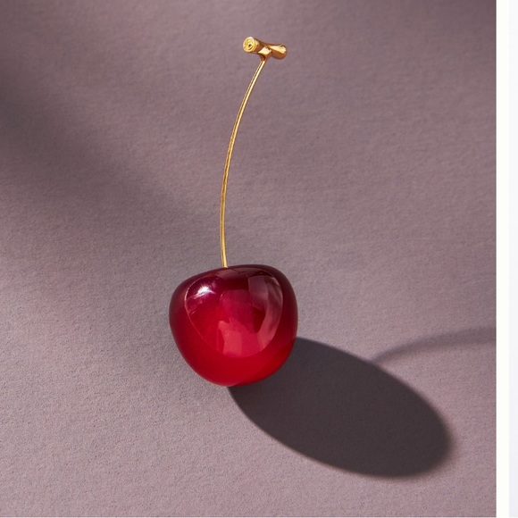 New cherry drop earrings - Picture 2 of 3